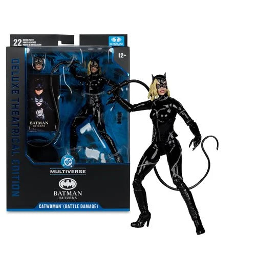 DC Multiverse Deluxe Theatrical Edition Wave 5 Batman Returns Battle Damaged Catwoman 7-Inch Scale Action Figure