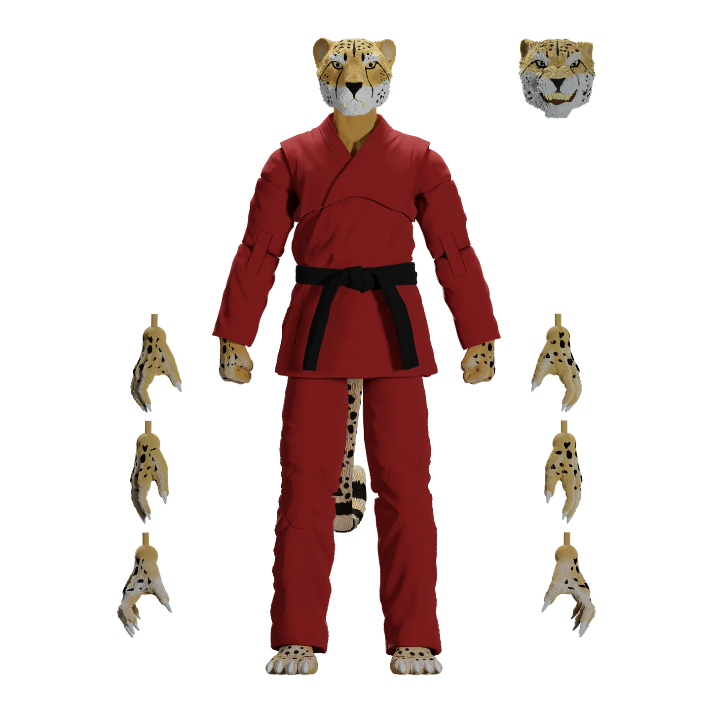 CHICO THE CHEETAH ACTION FIGURE