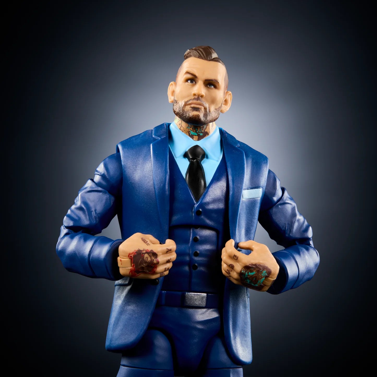 WWE Elite Royal Rumble 2026 - Set of 4 (Punk, Ultimate Warrior, LA Knight & Cena) Corey Graves Build-a-Figure