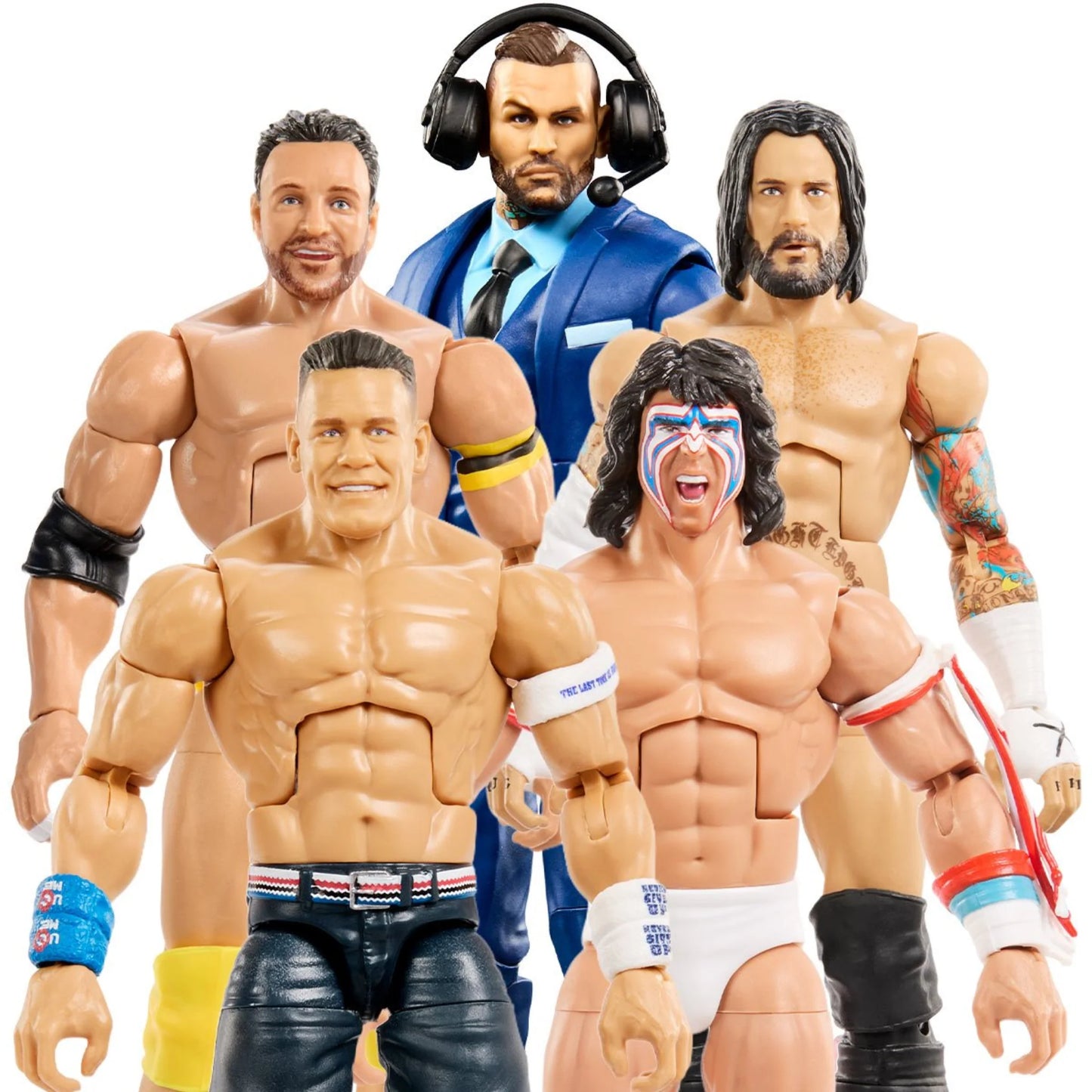 WWE Elite Royal Rumble 2026 - Set of 4 (Punk, Warrior, LA Knight & Cena)