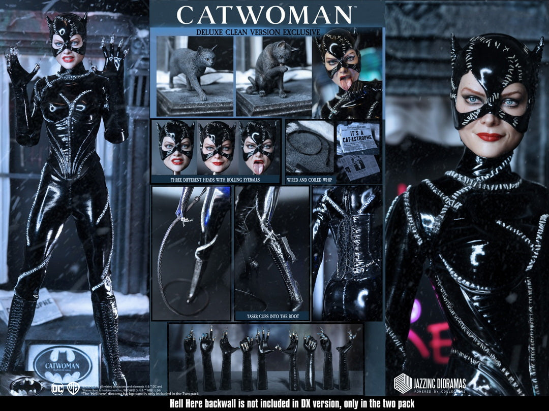 Jazzinc Dioramas 1/6 Batman Returns: Catwoman (1992) Deluxe Clean Version