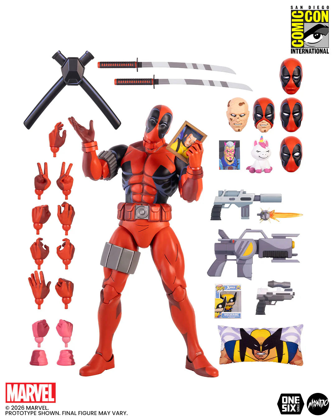 X-Men: The Animated Series - Deadpool 1/6 Scale Figure - Limited Edition