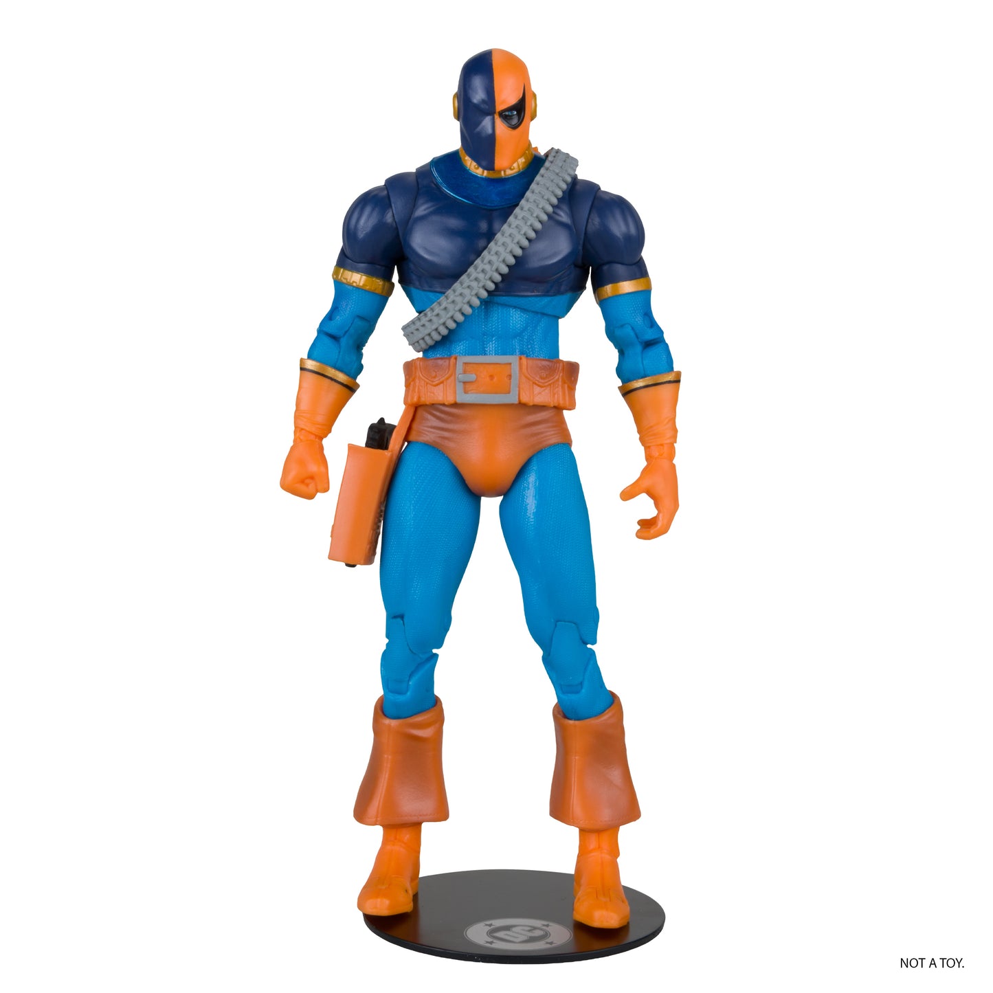DC MCFARLANE COLLECTOR EDITION 7" WV12 - #46 DEATHSTROKE (CLASSIC)