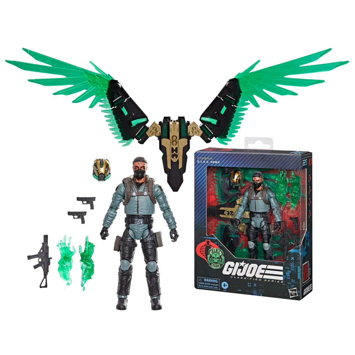 G.I. Joe Classified Series #225, D.I.R.E. Hawk (Dread-Inducing Responsive Energy) **Walmart Exclusive**