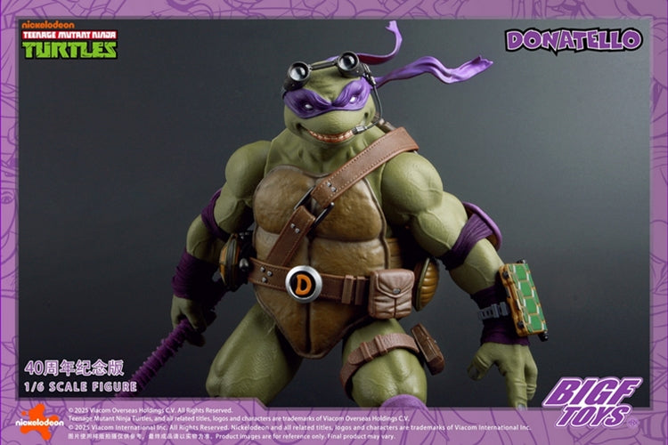 BIGFTOYS BIGF-003 1/6 TNMT Donatello 40th Anniversary Edition