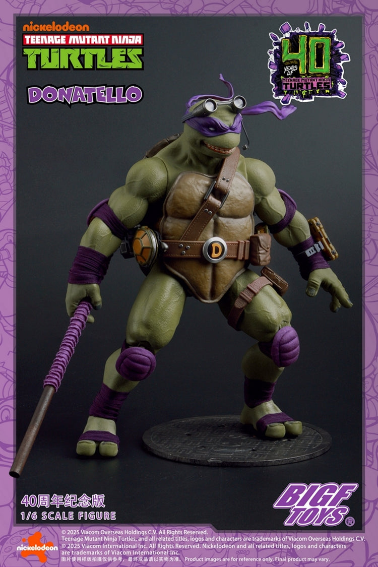 BIGFTOYS BIGF-003 1/6 TNMT Donatello 40th Anniversary Edition