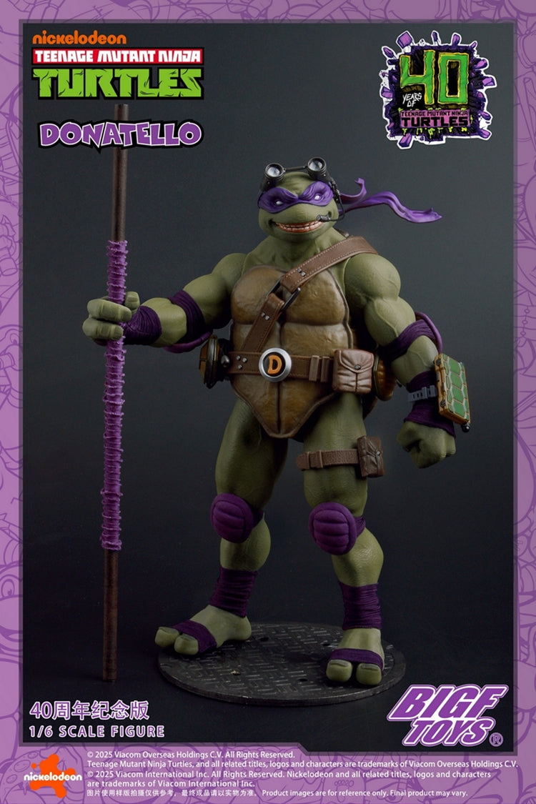 BIGFTOYS BIGF-003 1/6 TNMT Donatello 40th Anniversary Edition