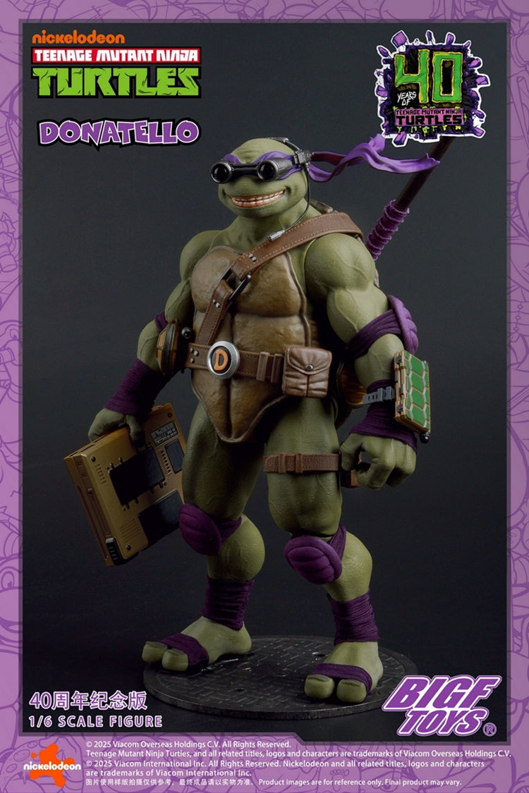 BIGFTOYS BIGF-003 1/6 TNMT Donatello 40th Anniversary Edition