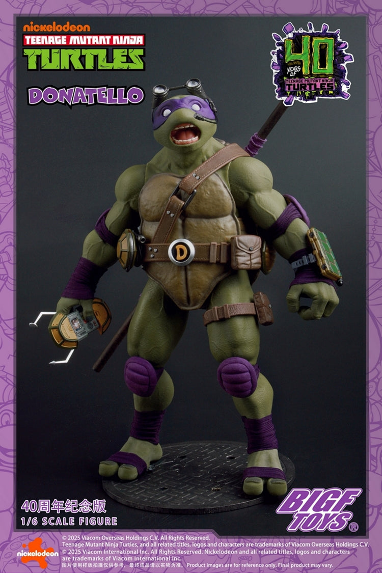 BIGFTOYS BIGF-003 1/6 TNMT Donatello 40th Anniversary Edition