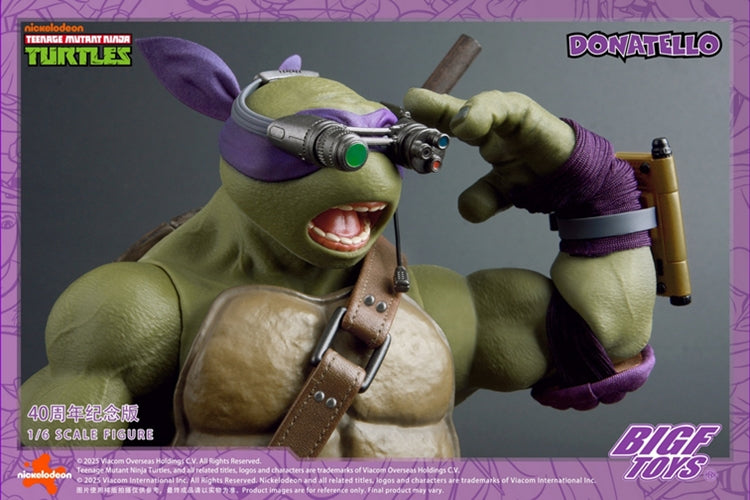 BIGFTOYS BIGF-003 1/6 TNMT Donatello 40th Anniversary Edition