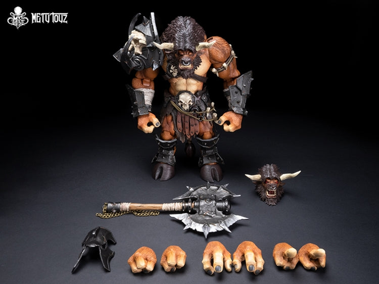 Mety toyz Adventurer World Minotaur Gladiator Mokhal Angry horn