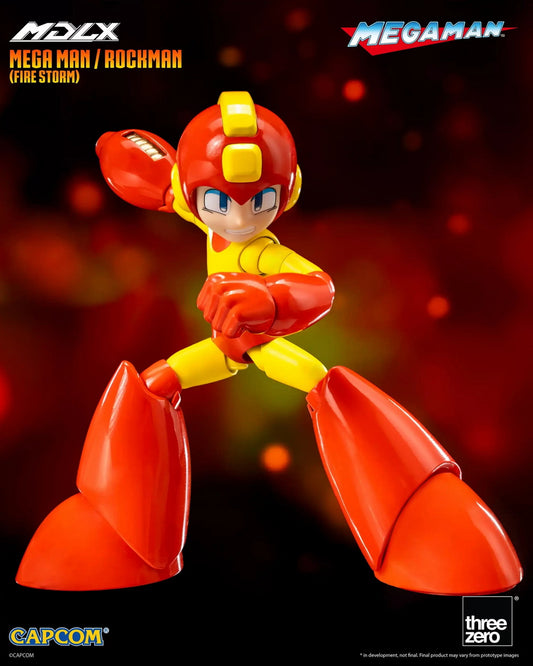 Threezero MDLX Mega Man / Rockman (Fire Storm)