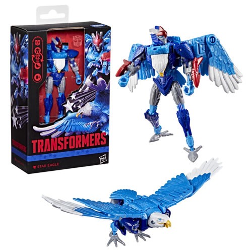 Transformers Generations Figures - Deluxe Class - Star Eagle (USA 250 Anniversary)