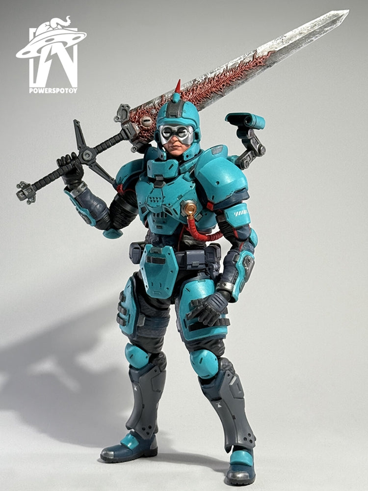 Powerspotoy 1/12 Xpedion Silver Lightning Special Operations Force Tactical Soldier