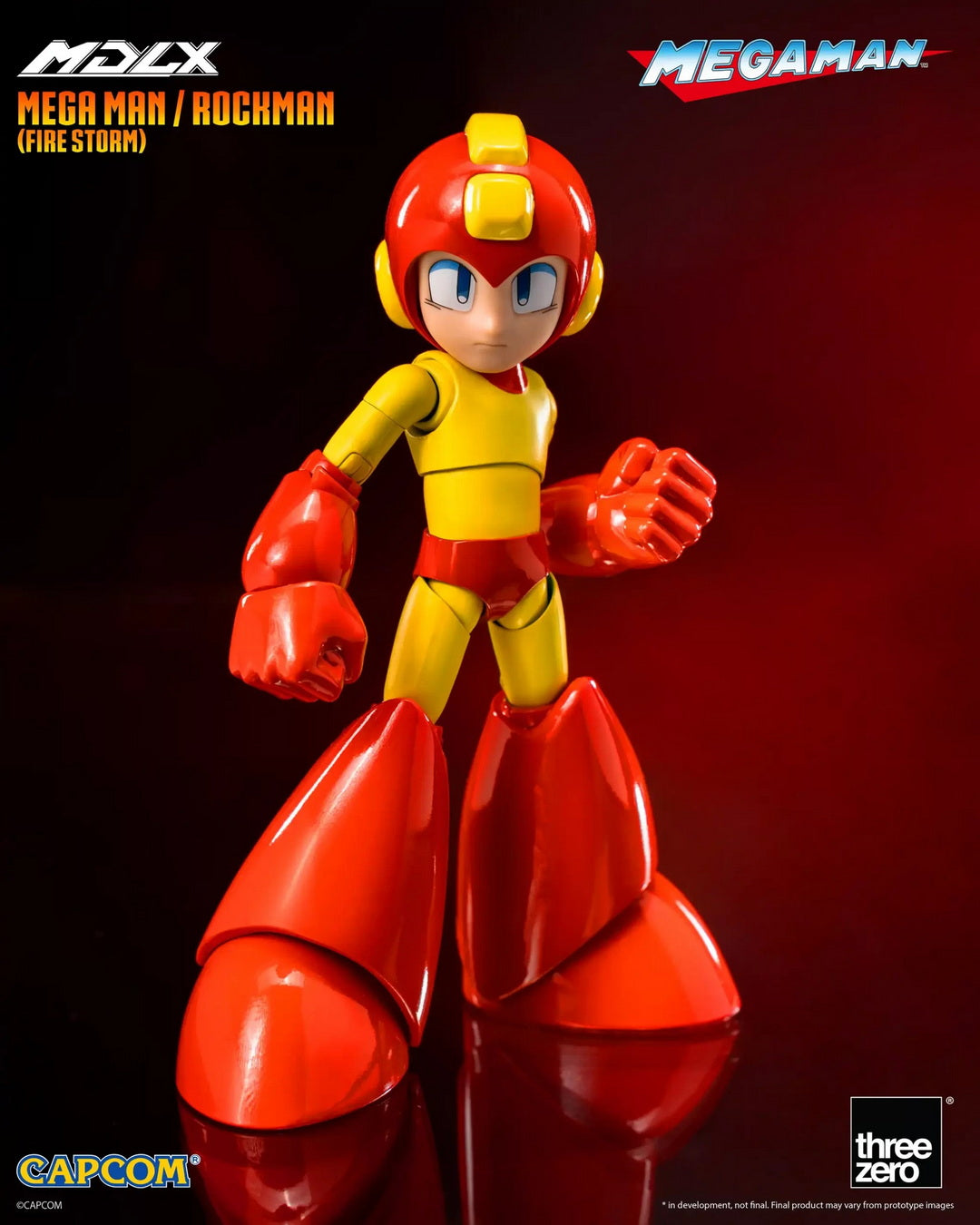 Threezero MDLX Mega Man / Rockman (Fire Storm)