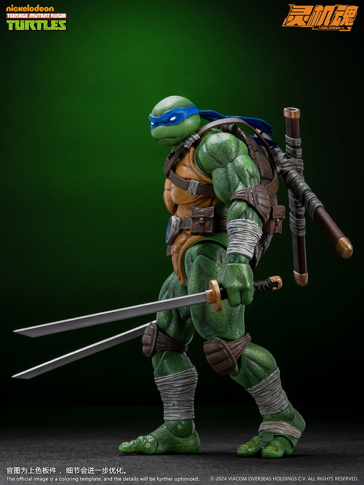 LINGJIHUN Ninja Turtles Series Leonardo Action Figure