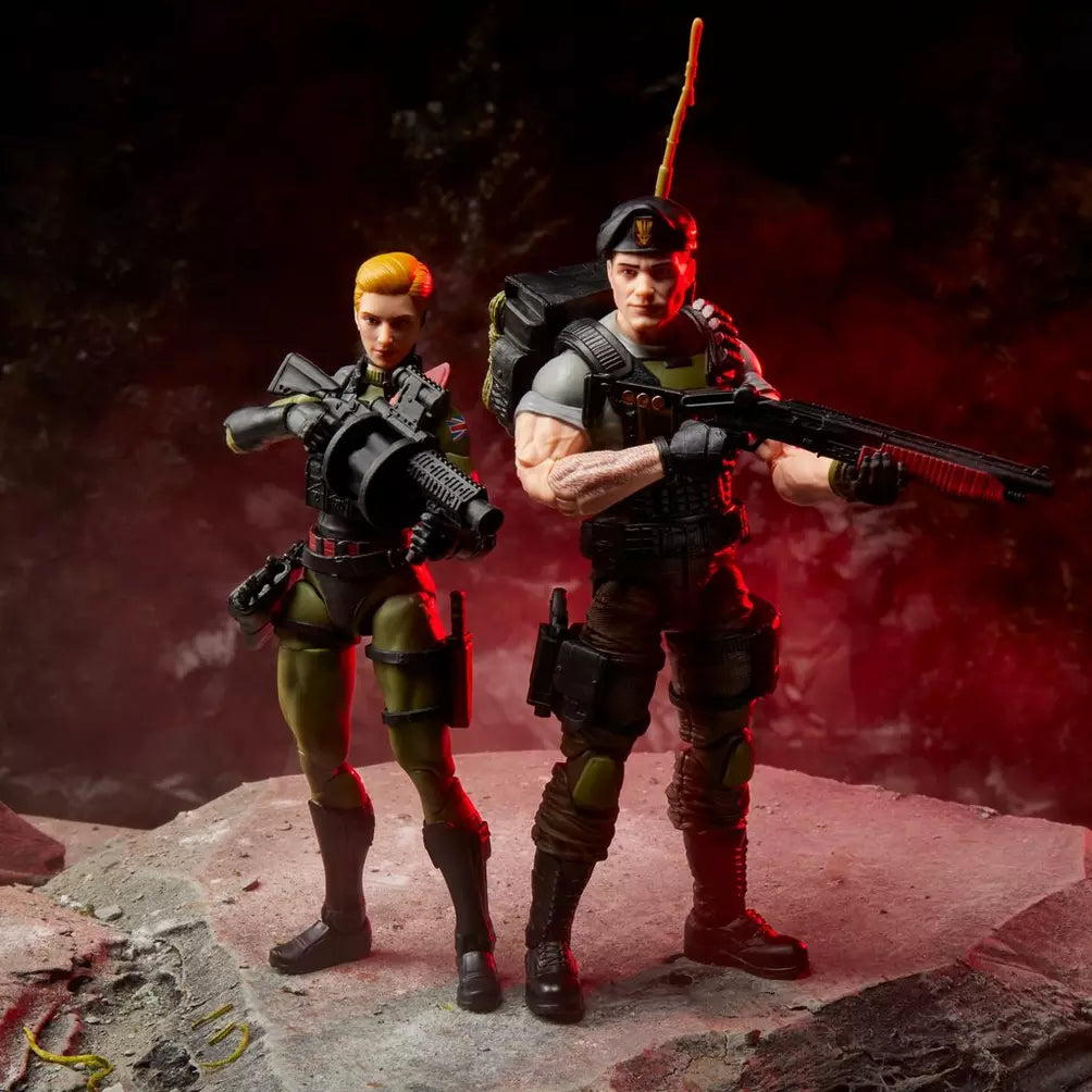 G.I. Joe Classified Series #138, Night Force Vincent R. ""Falcon"" Falcone & Quarrel *Walmart Exclusive*