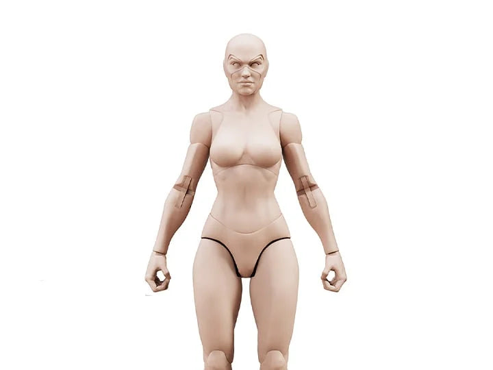 Epic Hacks Blanks Champagne Beige Female 1/12 Scale Action Figure