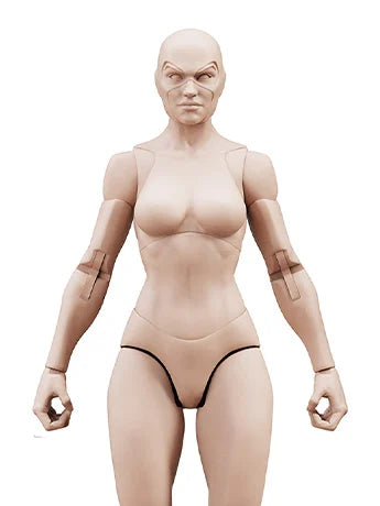 Epic Hacks Blanks Champagne Beige Female 1/12 Scale Action Figure