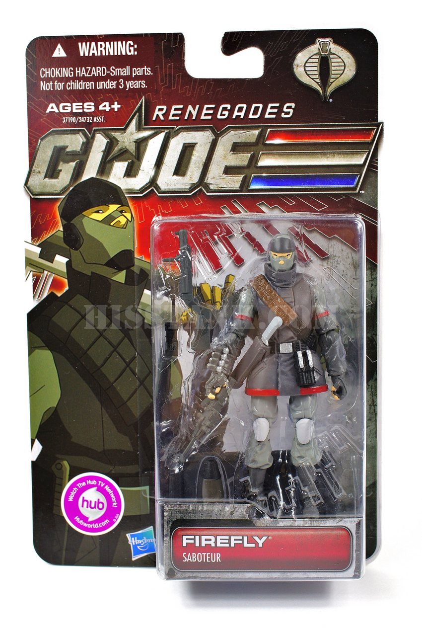 G.I. Joe: Renegades Firefly Figure 2011 **Factory Sealed**