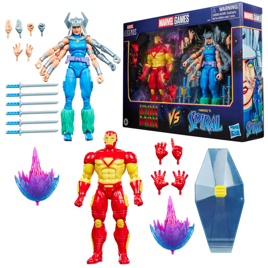 Marvel LEGENDS IRON MAN VS SPIRAL MVC 2PK