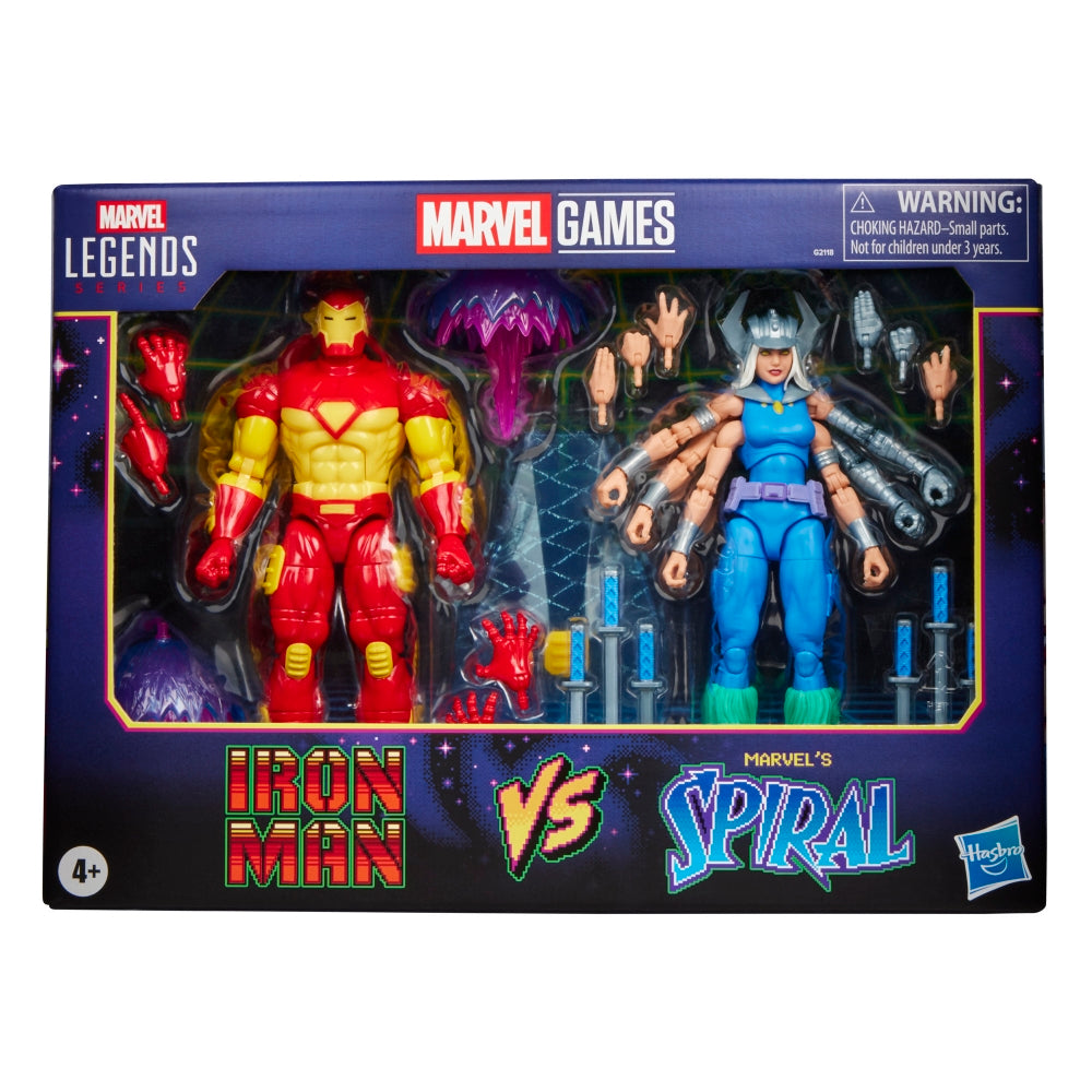 Marvel LEGENDS IRON MAN VS SPIRAL MVC 2PK