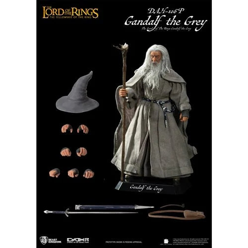 The Lord of the Rings Gandalf the Grey DAH-106P Dynamic 8-Ction Heroes Action Figure