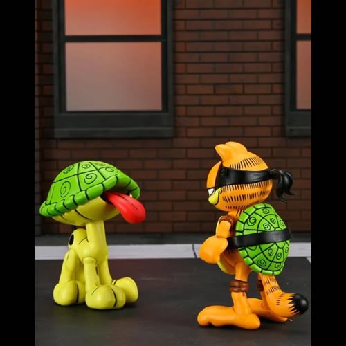 TMNT 7" Scale Figures - Archie Comics x Garfield - Ultimate Garfello w/ Odie