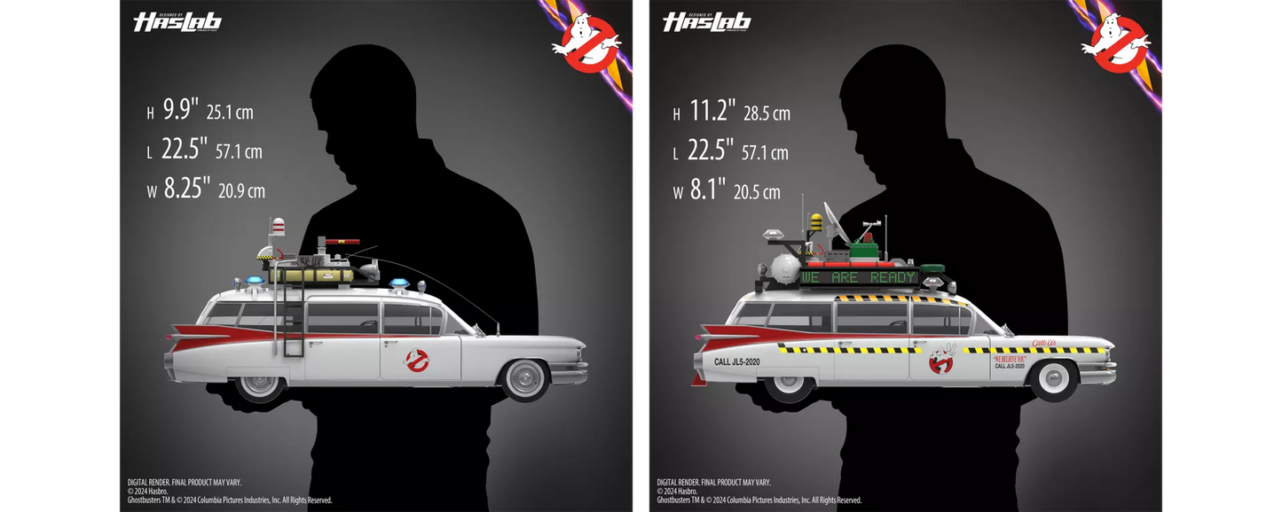 **HASLAB** Ghostbusters Plasma Series Ectomobile (Anniversary Edition) **Deluxe Model**