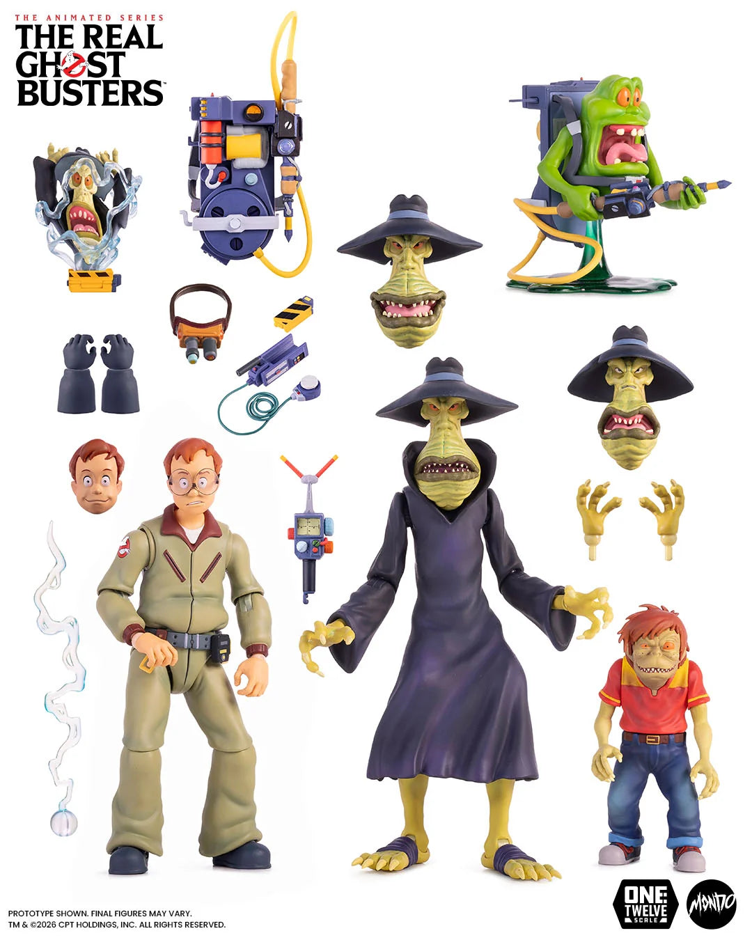 The Real Ghostbusters - Louis Tully & Grundel 1/12 Scale Figure Set **Timed Edition**