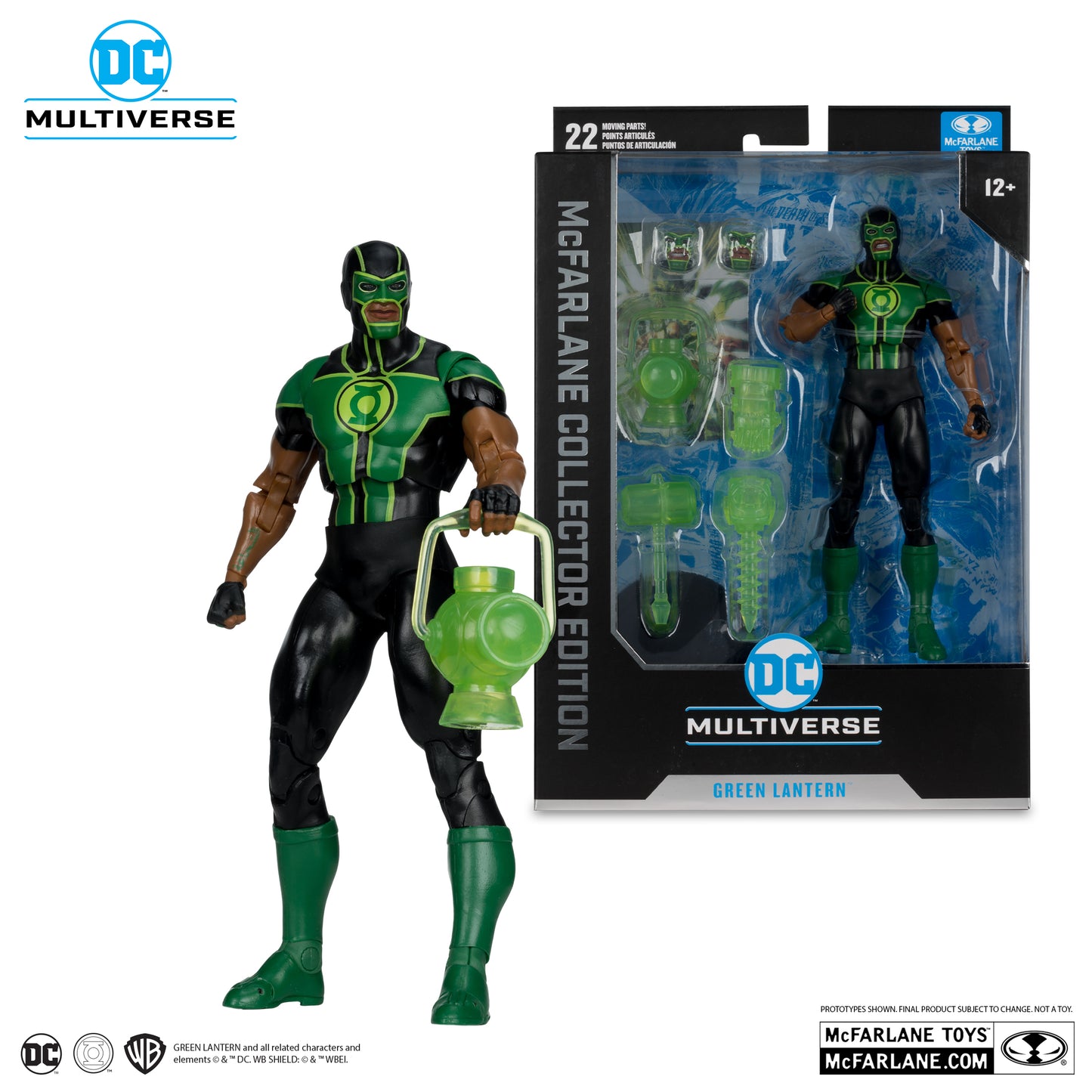 DC MCFARLANE COLLECTOR EDITION 7IN WV8 - #26 GREEN LANTERN (SIMON BAZ)
