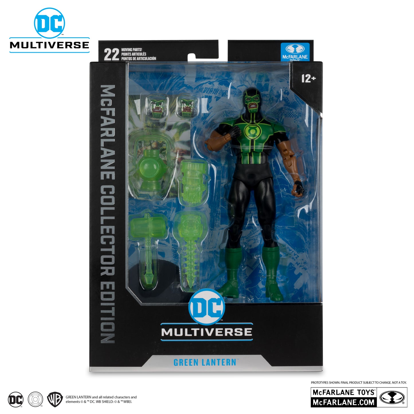 DC MCFARLANE COLLECTOR EDITION 7IN WV8 - #26 GREEN LANTERN (SIMON BAZ)