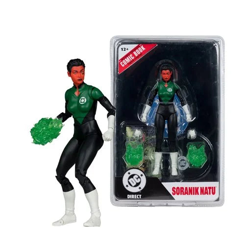 DC Direct Page Punchers Wave 15 Soranik Natu Green Lantern Corps #47 7-Inch Scale Action Figure with Comic