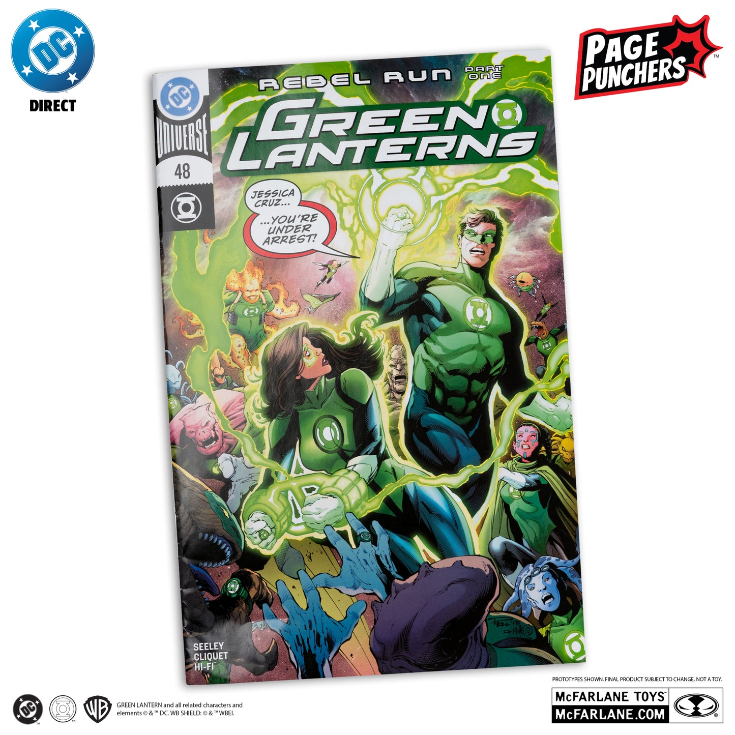 Green Lantern Hal Jordan with Comic (Green Lanterns #48)