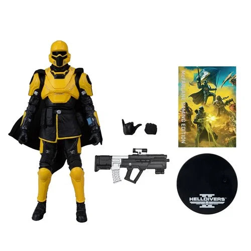 Helldivers II McFarlane Gaming Edition Wave 1 TR-40 Gold Eagle 7-Inch Action Figure