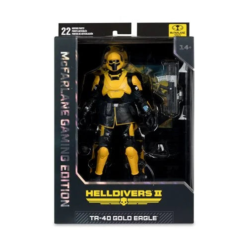 Helldivers II McFarlane Gaming Edition Wave 1 TR-40 Gold Eagle 7-Inch Action Figure