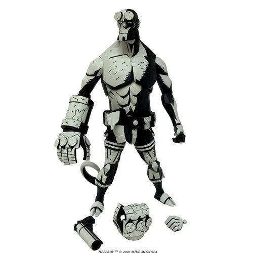 Hellboy Black and White 1:12 Scale Action Figure **Exclusive**