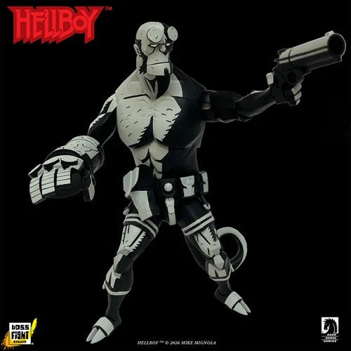 Hellboy Black and White 1:12 Scale Action Figure **Exclusive**