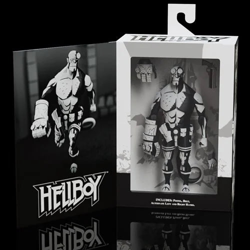 Hellboy Black and White 1:12 Scale Action Figure **Exclusive**