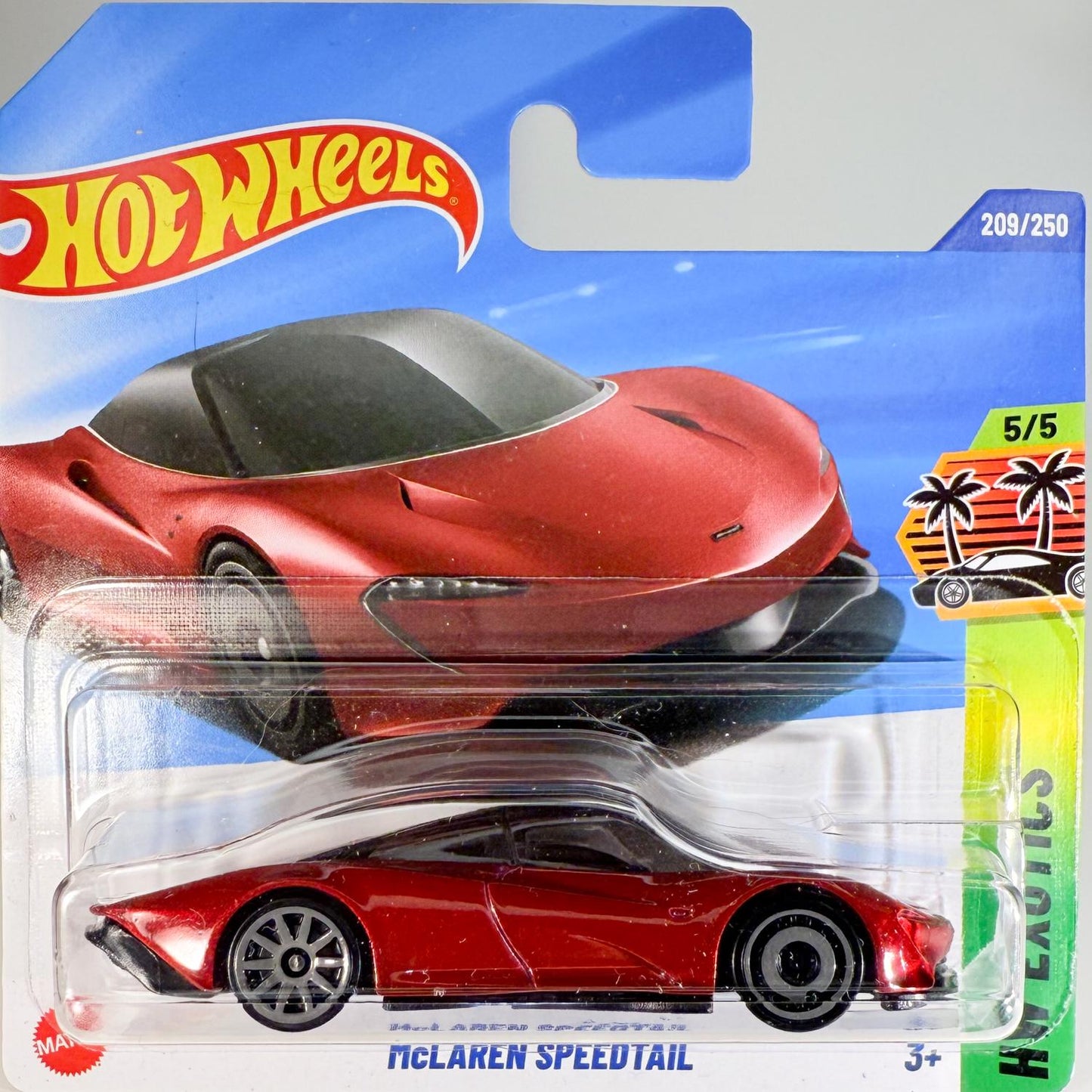 McLaren Speedtail #209 * Burgundy * 2025 Hot Wheels L Case