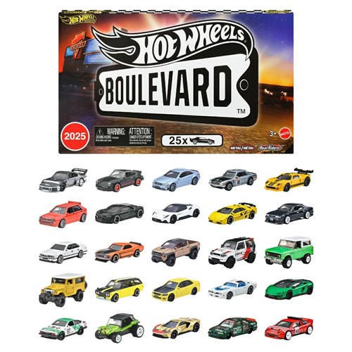 1:64 Scale Diecast - Hot Wheels - Boulevard 25-Car **Factory Sealed Set**