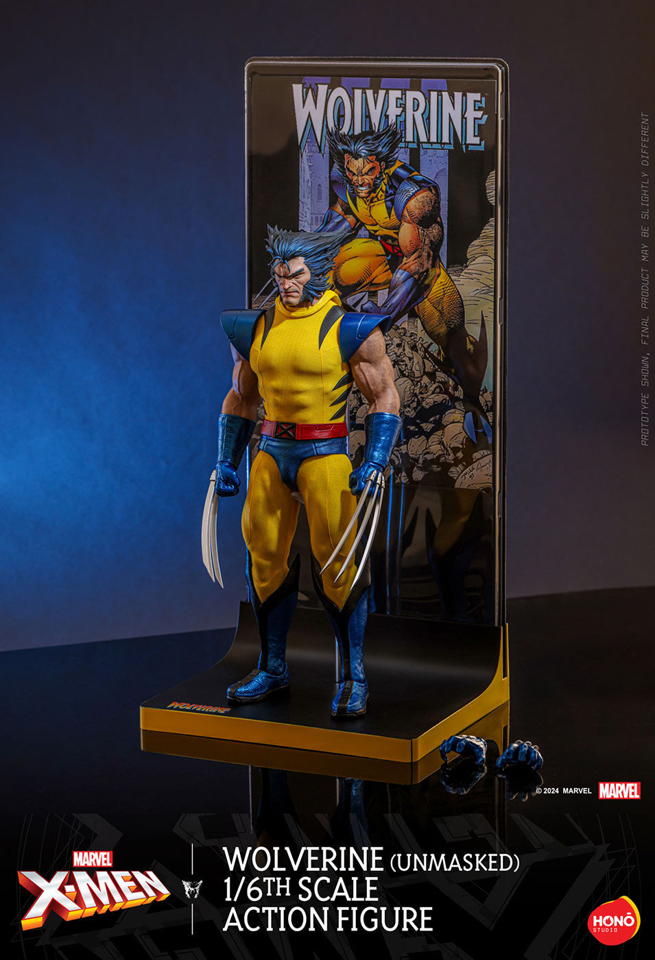 1/6 Hono Studio - Scale Fully Poseable Figure: Marvel Comics - Wolverine (Unmasked)