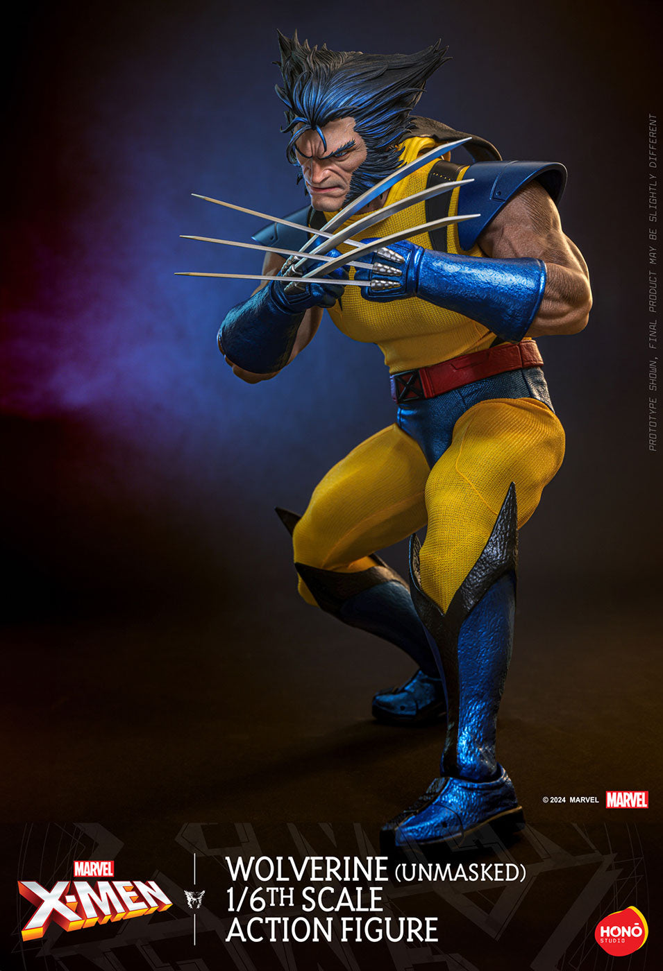 1/6 Hono Studio - Scale Fully Poseable Figure: Marvel Comics - Wolverine (Unmasked)