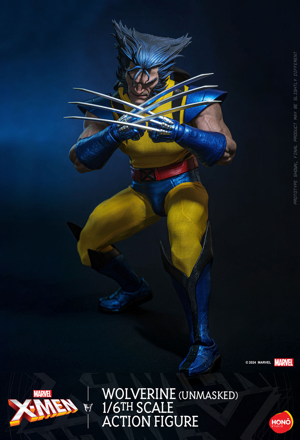 1/6 Hono Studio - Scale Fully Poseable Figure: Marvel Comics - Wolverine (Unmasked)