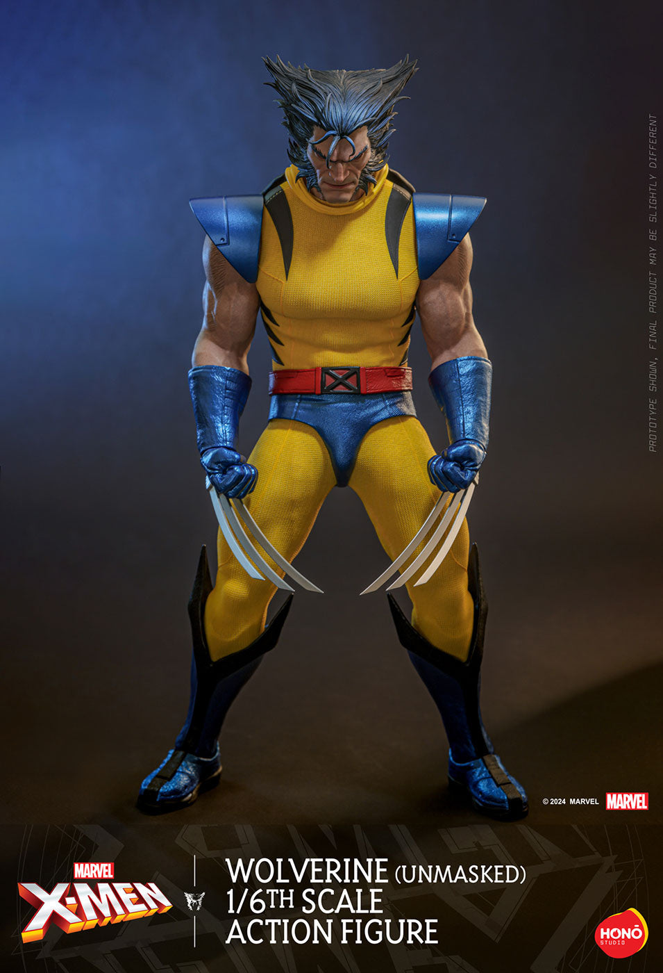 1/6 Hono Studio - Scale Fully Poseable Figure: Marvel Comics - Wolverine (Unmasked)