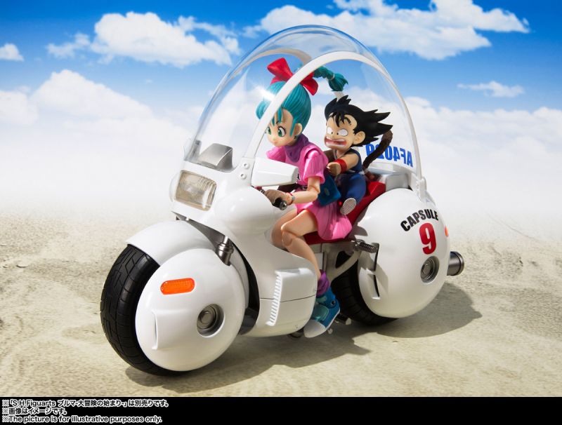 S.H. Figuarts Dragon Ball - Hoipoi Capsule No. 9 - Bulma Motorbike- (Reissue)
