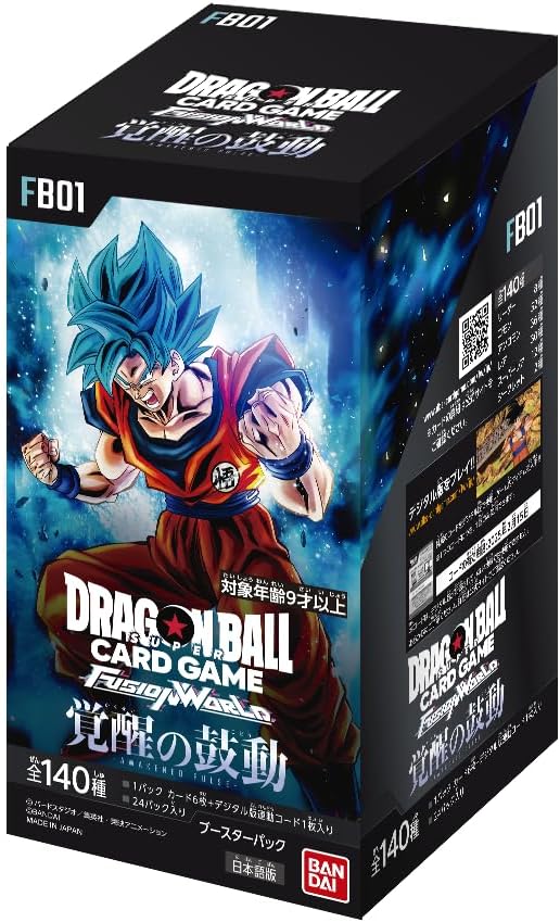 Dragon Ball Super Card Game Fusion World Booster Pack Awakened Pulse FB01 Box (24packs)
