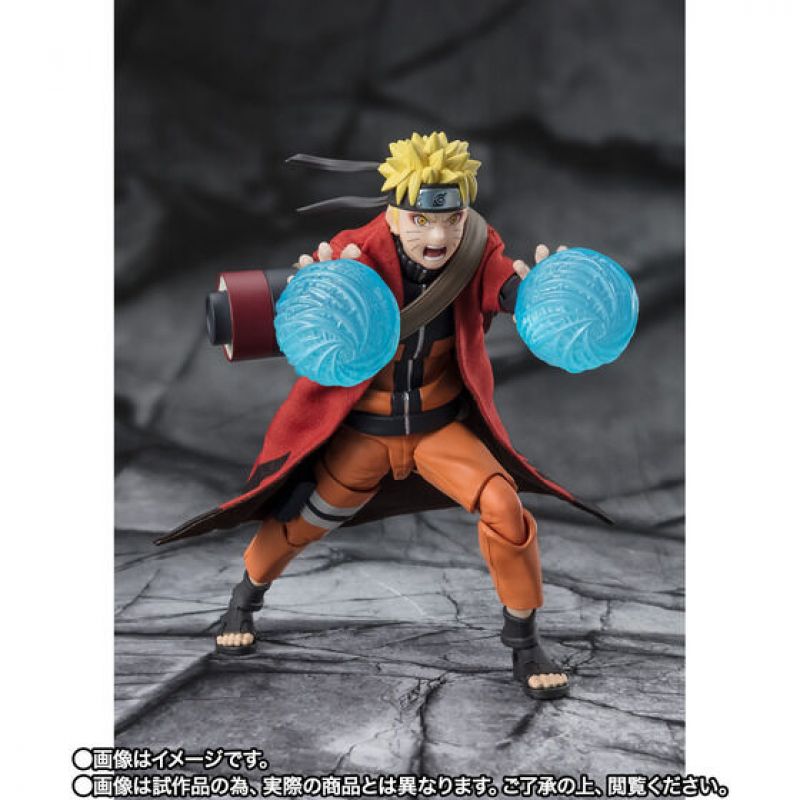 S.H. Figuarts Naruto Shippuden - Naruto Uzumaki (Sage Mode) -The Savior of Konoha Who Inherits the Will of His Master- TamashiWeb Exclusive