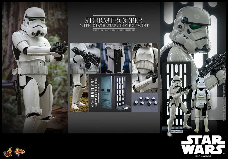 Movie Masterpiece Star Wars - Stormtrooper (With Death Star Backboard)