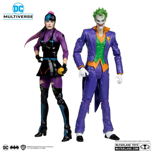 DC Multiverse 7 Inch Action Figure - Joker & Punchline